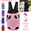 Dog Carrier Backpack Legs Out Front Pet Backpack Carrier Travel Bag Adjustable Shoulder Straps For Hiking Camping Shopping Biking