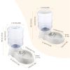 3.5L/1Gal Pet Water Dispenser Self-Dispensing Gravity Pets Water Feeder Automatic Pet Waterer Cat Dog