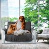 Reversible Sofa Cover Chair Loveseat Couch Microfiber Slipcover Cushion Furniture Protector Shield Water-Resistant W/ Elastic Strap For Kids Pet Dog C