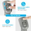 Retractable Baby Security Gate Door 58.3In Extra Wide Stair Gate For Toddlers Dogs Baby Gate With Punch Kit Punch-Free Kit For Doorway Hallway Indoor