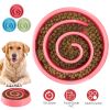 Dog Cat Slow Feeder Bowl Pet Interactive Maze Feeder Bowl Anti-Bloat Feeding Plate