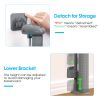 Retractable Baby Security Gate Door 58.3In Extra Wide Stair Gate For Toddlers Dogs Baby Gate With Punch Kit Punch-Free Kit For Doorway Hallway Indoor