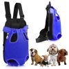Dog Carrier Backpack Legs Out Front Pet Backpack Carrier Travel Bag Adjustable Shoulder Straps For Hiking Camping Shopping Biking