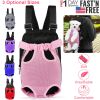 Dog Carrier Backpack Legs Out Front Pet Backpack Carrier Travel Bag Adjustable Shoulder Straps For Hiking Camping Shopping Biking