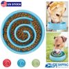 Slow Feeder Healthy Dog Bowl Happy Hunting Fun Puzzle Maze Bowl For Water Food 7.68In In Diameter 10.5Oz In Capacity For Small Medium Dogs