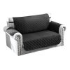 Reversible Sofa Cover Chair Loveseat Couch Microfiber Slipcover Cushion Furniture Protector Shield Water-Resistant W/ Elastic Strap For Kids Pet Dog C
