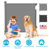 Retractable Baby Safety Gate Door 58.3In Extra Wide Stair Gate For Toddlers Dogs Baby Gate With Punch Kit Punch-Free Kit For Doorway Hallway Indoor Ou
