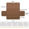 Reversible Sofa Cover Chair Loveseat Couch Slipcover Microfiber Cushion Furniture Protector Shield Water-Resistant W/ Elastic Strap For Kids Pet Dog C