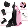 Dog Carrier Backpack Legs Out Front Pet Backpack Carrier Travel Bag Adjustable Shoulder Straps For Hiking Camping Shopping Biking