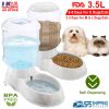 3.5L/1Gal Pet Water Dispenser Self-Dispensing Gravity Pets Water Feeder Automatic Pet Waterer Cat Dog