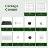 47X24X12" Guinea Pig Cage Small Animal Playpen Diy Metal Pet Enclosure With 20 Panels Waterproof Floor Mat For Hedgehogs Chickens Ducklings Rabbits Ha