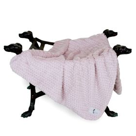 Paris Dog Blankets (Color: Rosewater, size: LG)